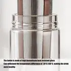 HG Cold Brew Coffee Wine Bottle Double Layer Cold Brew Coffee Pot With Stainless