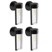 4PCS LED Solar Wall Mount Light Outdoor Solar Powered Auto On/Off Garden5839