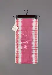 Pink Tie Dye Sequin Pottery Barn PB Teen Pillow Cover Case Sham Long 12x24"
