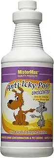 Mister Max Unscented Anti Icky Poo Odor Remover, Quart Size