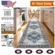 Non-Slip & Washable Bohemian Runner Rug 2x6 - Perfect for High Traffic Areas