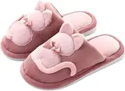Zerodeko for Winter Cotton Slippers for Boys Girls Shape Soft Comfortable Indoor Socks 22cm Length