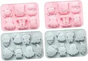 UPKOCH 2 Sets 2 Pcs Halloween Silicone Cake Mold Halloween Cake Silicone Mold Halloween Cake Mold Halloween Biscuit Mold Halloween Molds Candy Jelly Mold Ice Cubes Ghost Silica Gel