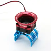 Brushed 540/550 Motor Radiator Heat Sink Cooling Fan DIY Kit for 1/10 HSP RC Car
