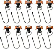 S Track Tie Down,Quick Release Tie Down - 10X Multi Purpose Aluminum Rail Fixing Buckle Connecting Ring for Tractor