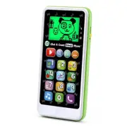 Chat and Count Emoji Phone for Kids - Interactive Green Learning Toy