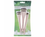 360 Ultimate Blend Brush Kit by Ecotools for Women - 3 Pc Ultimate Buff Brush, Ultimate Pop Brush, Ultimate Cover Brush