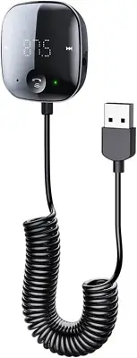 Bluetooth Aux Adapter, Car Bluetooth FM Transmitter, 5.0 Bluetooth Car Receiver