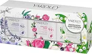 Yardley London Mini Perfumed Body Powder Collection, Featuring Delicate Scents for Soft, Smooth, and Freshly Scented Skin 3x0.11lbs