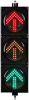 Arrow Signal Light,Traffic Light,500M Remote Control Signal Light,PC Shell Three Module Waterproof Traffic Light,DC12V/DC24V/AC85-265V,200mm(8inch) Traffic Light(Size:DC12V,Color:500m Remote Control)