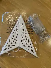 Missouri Star Quilt Company Paper Lighted Star Snowflake Christmas 2024 W/Lights