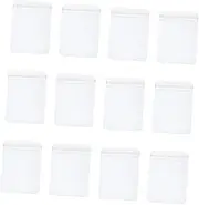 HOMSFOU 200Pcs Transparent Pouch for Earring Storage Self Seal Jewelry Bags Compact for Easy Organization for Travel Daily Use
