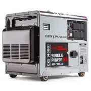 8.4kW Diesel Generator with Electric Start & 6 Outlets, 460cc Engine