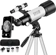Astronomical Telescope for Kids, 90X HD Zoom, Outdoor Monocular, Portable Space Telescope with Tripod for Adults, Kids and Beginners