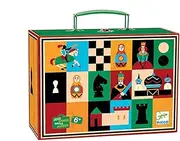 Djeco Board Game Chess & Checkers for Kids