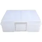 Stickers Craft Photo Storage Box Containers Wi/ A Handle Wi/ Buckle Large