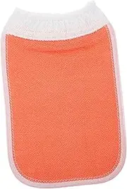 VINTORKY Double Sided Bathing Scrubber Gloves Soft and Durable Shower Towels for Body Exfoliation and Back Massage Convenient Mitten for Smooth Skin Care Grey