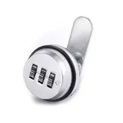 3-Digit Combination Mailbox Lock 7/8" Rotary Tongue Cam Lock for Cabinet Drawer