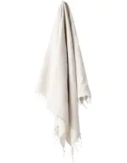 [Aura Home] Vintage Linen Fringe Throw in Sand