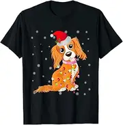 [VidiAmazing] Japanese Spaniel Wear Santa Hat Xmas Gifts Woman Christmas ds1452E