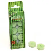 Citronella Tealight Candles - 10 Pack - Natural Mosquito Repellent