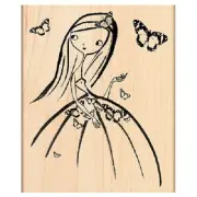 PENNY BLACK RUBBER STAMPS MELLE PAPILLON NEW STAMP 2013