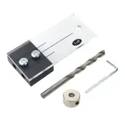 1/4 Pocket Hole Jig Acrylic Faces Drill Guide Hole Locator DIY Woodworking