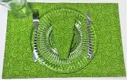 Spring Placemats Coasters Reversible DINING ACCENT SET OF 6
