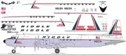 Riddle Combi Douglas DC-7CF airliner pointerdog7 decals for F-RSIN 1/144 kits