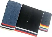 Angoily 18pcs Denim Sewing Patches for Clothing Repair Appliques for Jackets Sweaters and DIY Projects for Mending Jeans Skirts Bags and Accessories