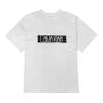 CALVIN KLEIN CK 熱銷印刷漸層文字圖案短袖T恤(女)-白色