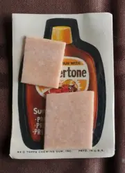 1974 Topps Wacky Packages Sealed Fun Pack Coppertone with UK Checklist Card