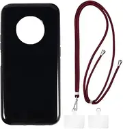 Crossbody/Neck Strap TPU Phone Case Combo Compatible with Furi Phone FLX1, Shockproof Protective Cover with Adjustable Lanyard