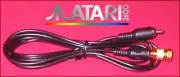 6Ft RCA Cable & GOLD RF Coax TV Adapter for Atari 2600 Jr. Junior System