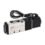 4V110-06 Air Electrical Solenoid Valve DC 24V 5 Way 2 Position 1/8" PT Thread