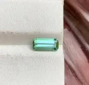 Stunning Green Tourmaline | Natural VVS Tourmaline | Emerald Cut |