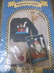 NOAH'S ARK APPLIQUE Sew PATTERN ⁭Gift Bag Wall QUILT Shirt DESIGN