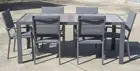 Sandringham 7 piece Outdoor Set - Ceramic top table with 6 Bells Beach Chairs