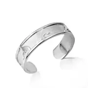 .925 Sterling Silver Woman's Dolphin Motif Toe Ring