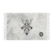 SOGA 90cm Woven Minimalist Bedroom Area Rug Carpet Home Decor