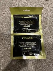 2x Canon CR-100 Correctable Film Ribbon Cassette Black Sealed for Typestar New