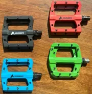 Eigertec Mountain Bike Pedal Nylon Non-Slip Studded 9/16 Platform Flat BMX MTB