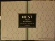 NEST White Tea & Rosemary ALFRESCO Tealight Set of 4 Holders and 12 Candles