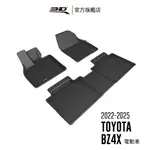 【3D MATS】 卡固立體汽車踏墊適用於TOYOTA BZ4X 2022~2025(電動車)