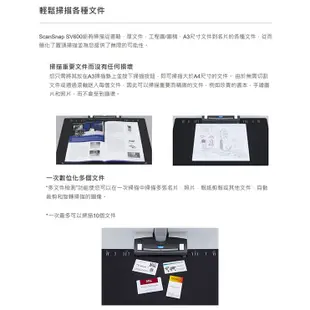 【MR3C】含稅公司貨 RICOH ScanSnap SV600 置頂式掃描器 (原FUJITSU富士通)