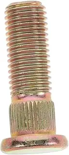 Car Hub Screws Car Accessories for Wheel Hub Car Tire Go Kart Tires Wheelies Tires for Car Accesories Bolts Car Screw Replacement Wheel Lug Studs Car Fitting Bolt Golden Metal