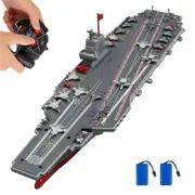 RC Boats for Kids Age3+,16-inch Warship Battleship Aircraft Carrier,15mph High Speed Remote Control Ship for Pool & Lake,Exhibits Model Gift