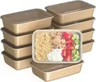 Reusable Meal Prep Containers – 10-Pack, BPA-Free, Microwave & Dishwasher Safe