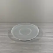 Tupperware Lasting Impressions Candle Collection Frosted Glass Plate New!
