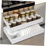 Pull out Cabinet Organizer, Expandable(12.6"-20.5") Slide out Drawers 1pack